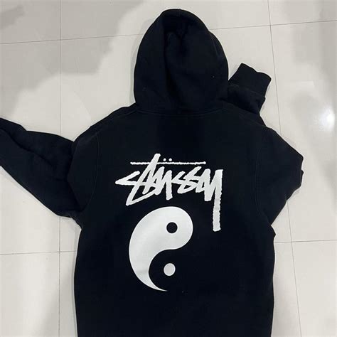 stussy yin yang hoodie